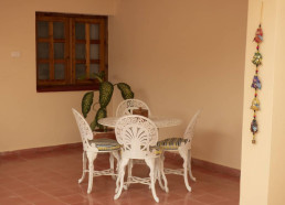 Terraza y patio